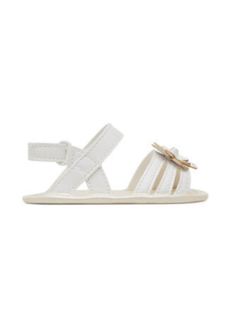 Sandale fete - 9904 -  Piele ecologica - Alb