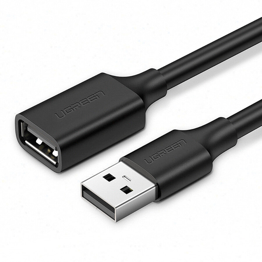 Cablu de date US103 USB 2.0 Tata - USB 2.0 Mama 5m Negru