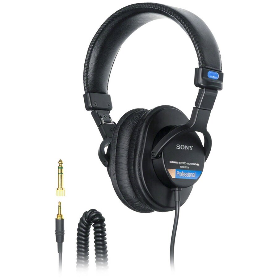 Casti MDR-7506 1000mW 10 - 20000Hz 63Ω 106dB Dinamic Negru