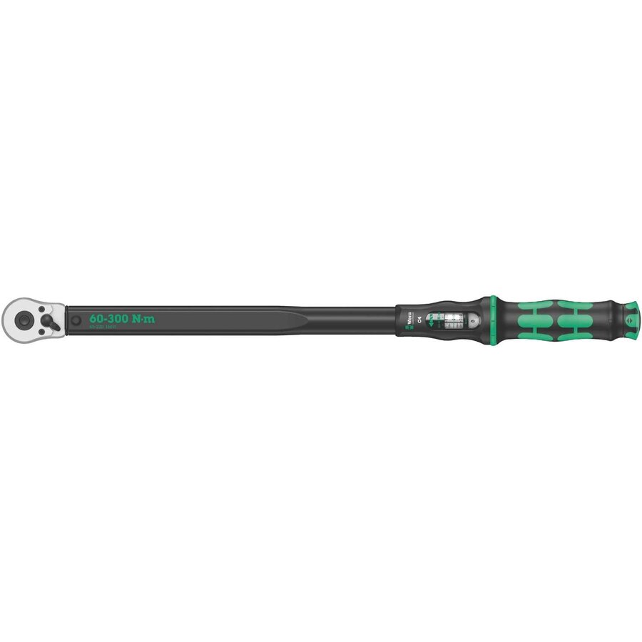 Torque wrench with reversible ratchet Click-Torque C 4 (black/green, output 1/2)