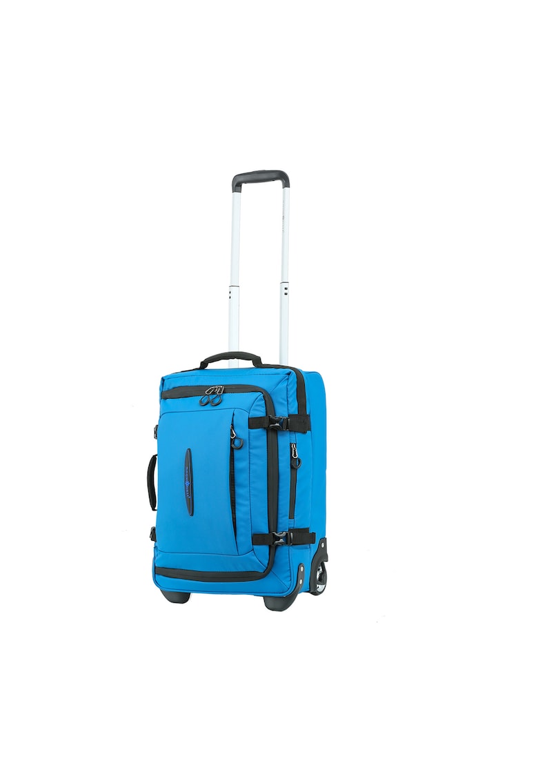 Troler de cabina  SW42503 - 52x36x22 cm - bagaj de mana - 36L - 2 roti - poliester impermeabil - albastru