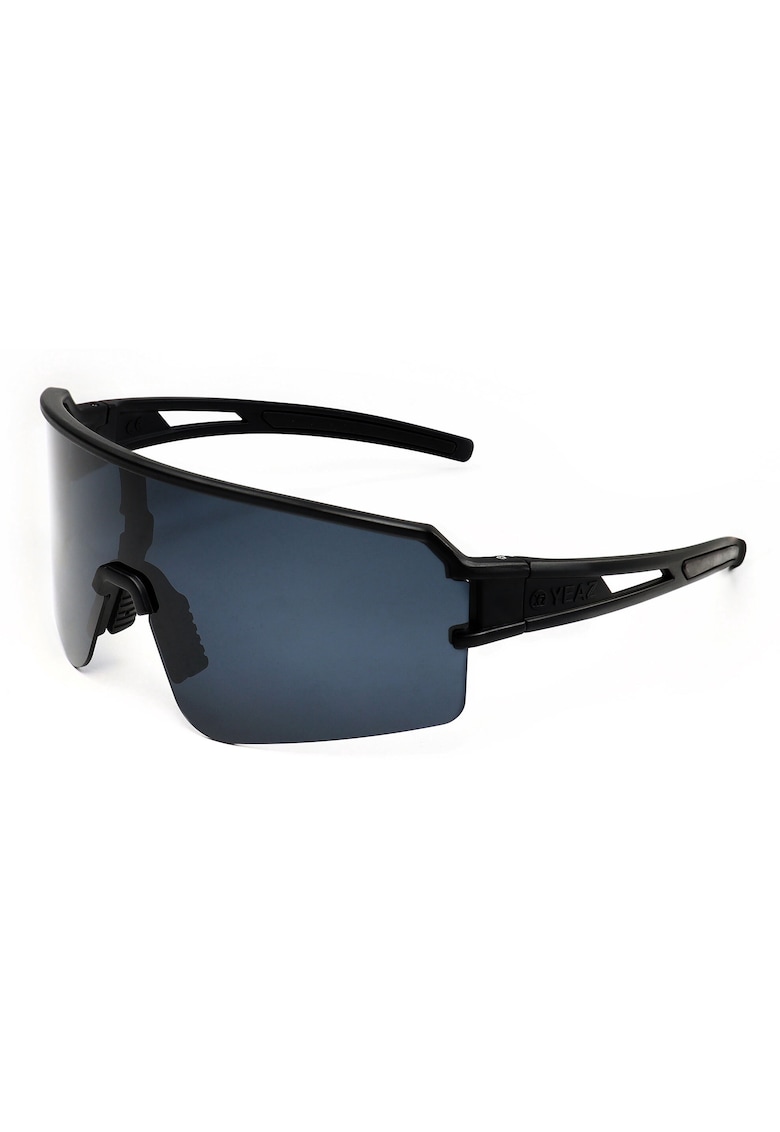 Oferte la Ochelari de soare unisex cu lentile-oglinda Sunspot - Negru
