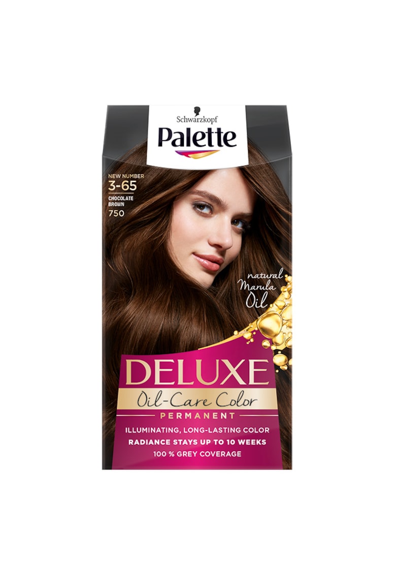 Vopsea de par permanenta  Deluxe 1 - Saten Ciocolatiu