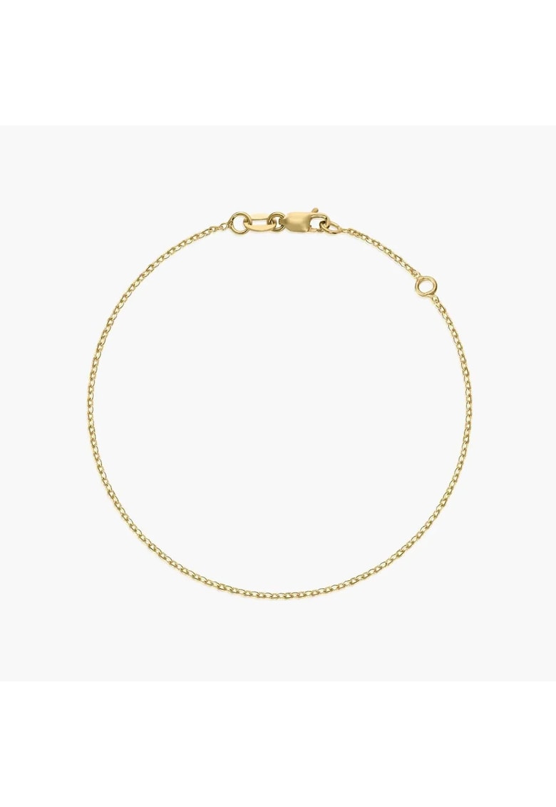Bratara din aur Simple Chain - 15-17 cm