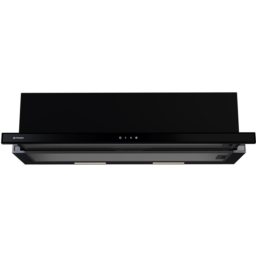 Hota Incorporabila Telescopica Turbo ERN 2056 Black Glass 90CM 4 Viteze 1 Motor 210W Negru