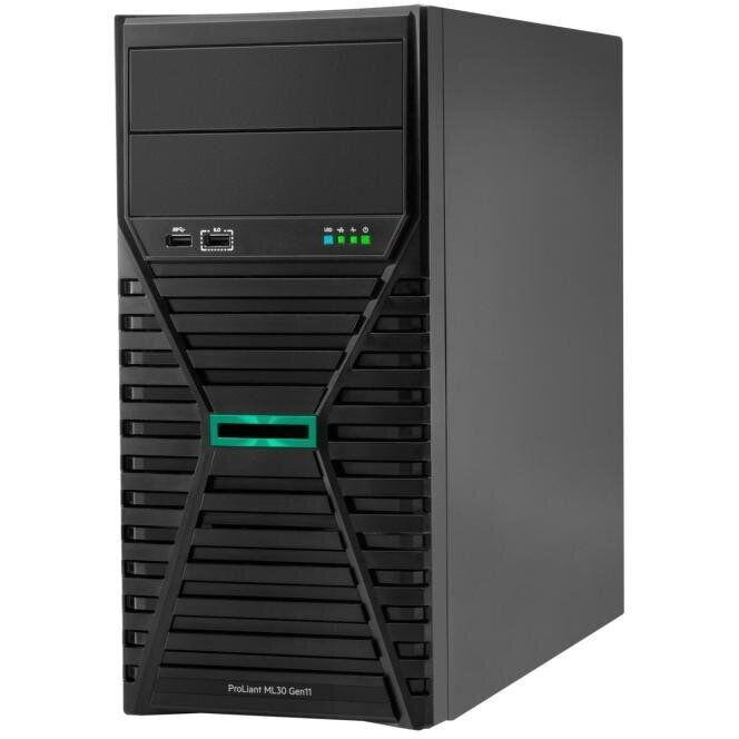 Server HPE ProLiant ML30 Gen11 6325P 3.5GHz 4c 1P 1x32GB-U 4LFF 2x960GB SSD 1x1000W PS EU Server Negru