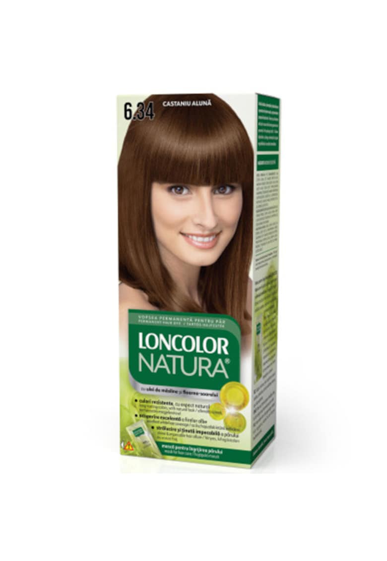 Vopsea de par permanenta  Natura - 100 ml - 6.34