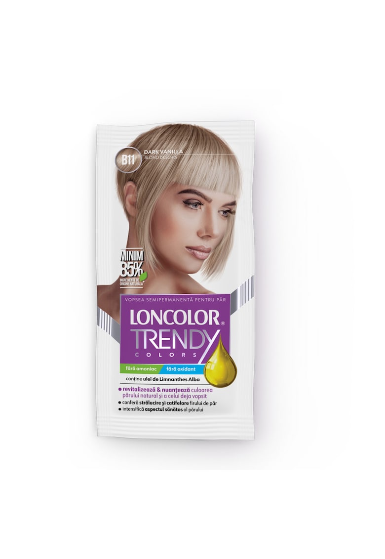 Vopsea de par semi-permanenta fara amoniac  Trendy Colors - 50 ml - B11