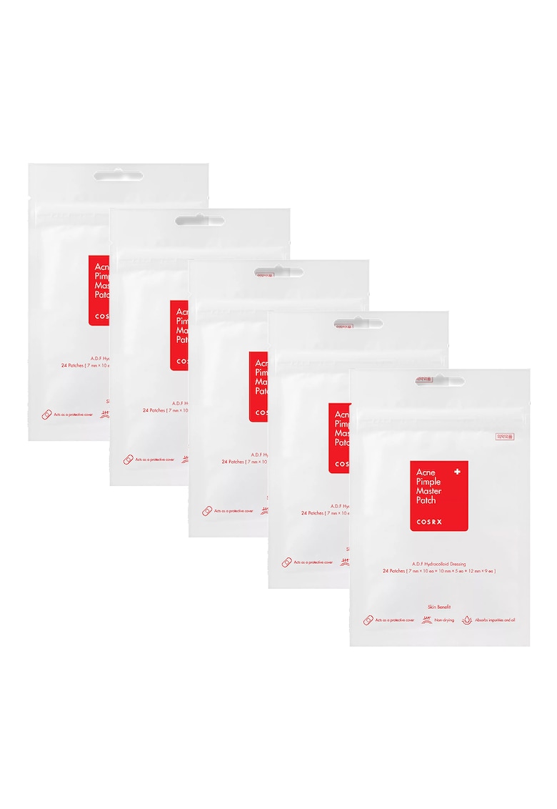 Set 5 pachete plasturi pentru acnee - Acne Pimple Master -  120 buc