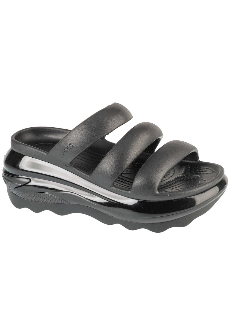 Papuci de dama -  Classic Mega Crush Tripe Strap 209842 - Negru
