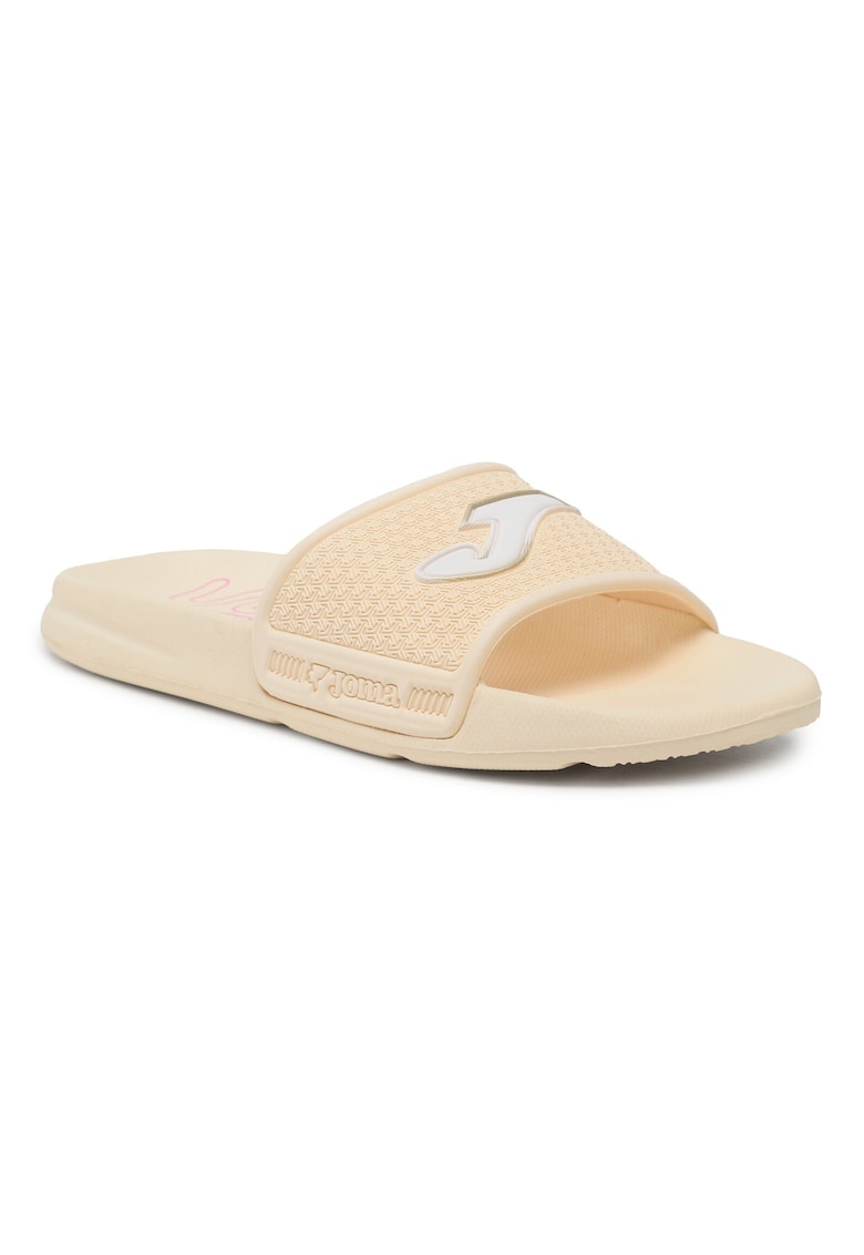 Papuci flip-flop dama -  302296248 - Textil/Sintetic - Bej - Bej