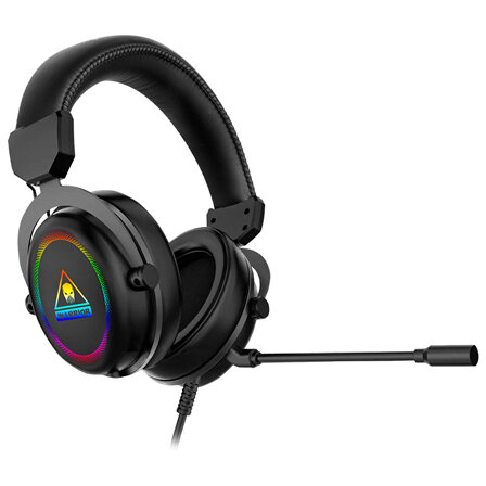 Casti Gaming Warrior GH-50 cu Microfon Diametru Difuzor 40MM Negru