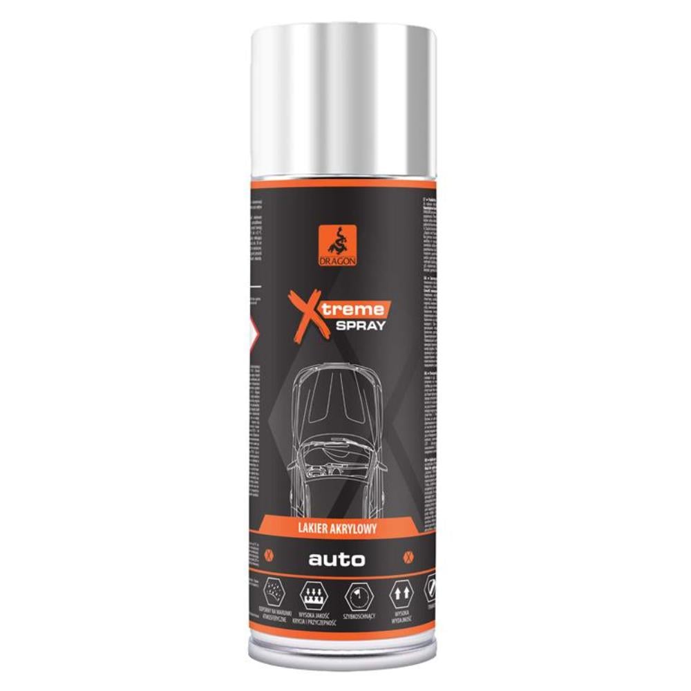 Vopsea spray auto anti-coroziv Dragon Xtremem zinc-aluminiu, 500 ml