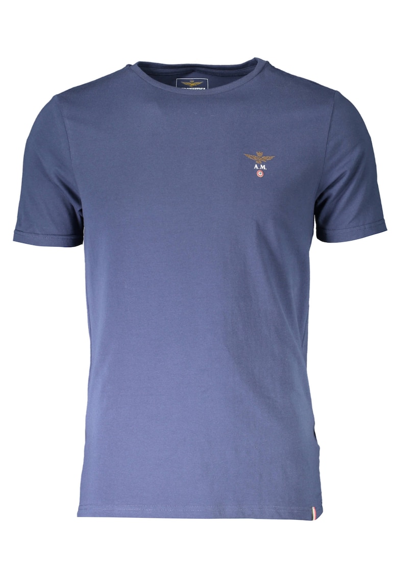 Oferte la Tricou barbati -  95% Bumbac - 5% Elastan - Albastru - SCOTI001J508 - Albastru