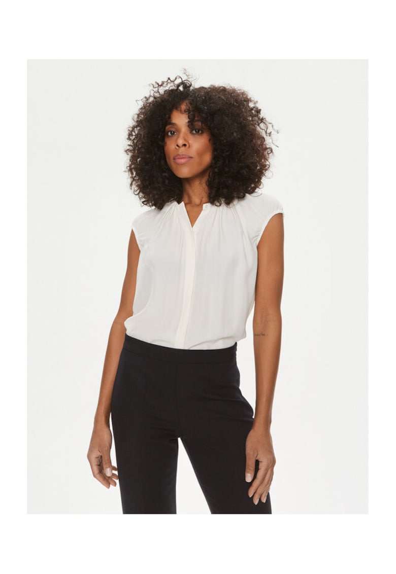 Bluza dama -  304011405 - Acetat/Viscoza - Alb - Alb