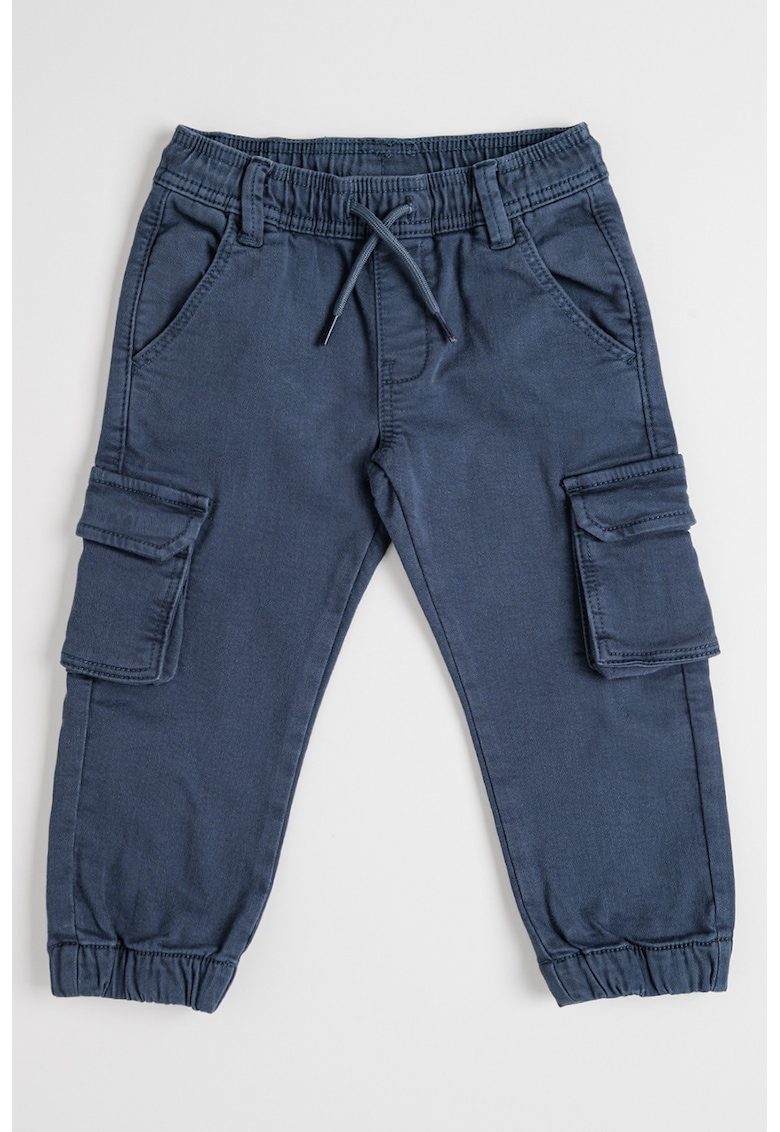 Pantaloni cargo din amestec de bumbac