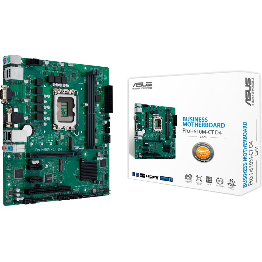 Placa de baza PRO H610M-C D4-CSM - Socket 1700 - motherboard