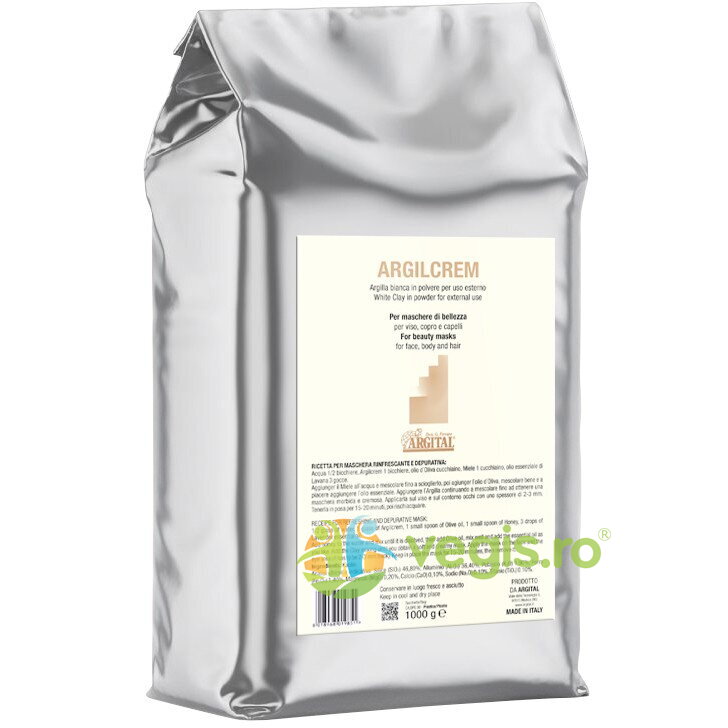 Argilcrem - Argila Alba Pulbere 1kg