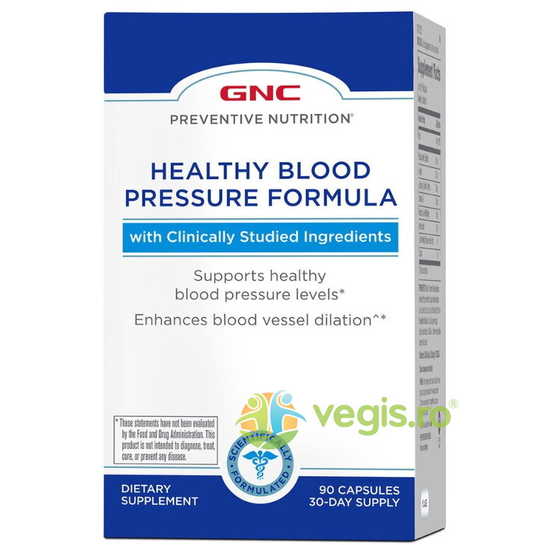 Formula pentru Reglarea Tensiunii Arteriale Preventive Nutrition 90cps