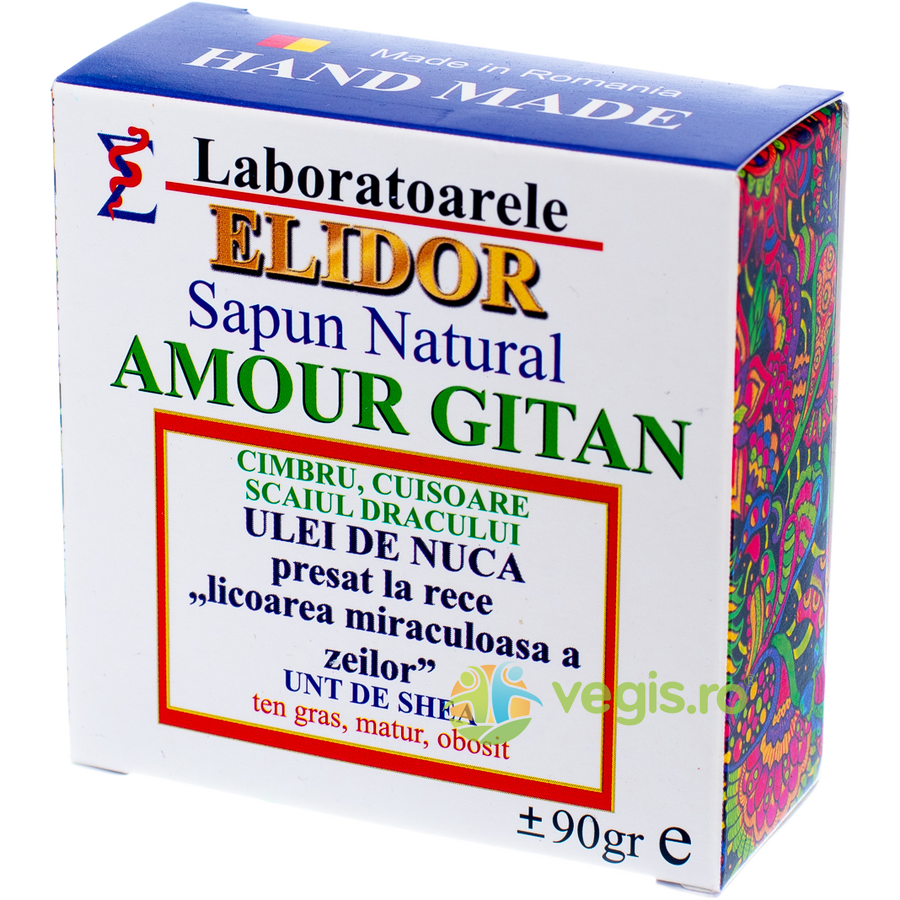 Sapun pentru Ten Gras si Matur cu Unt de Shea Amour Gitan 90g