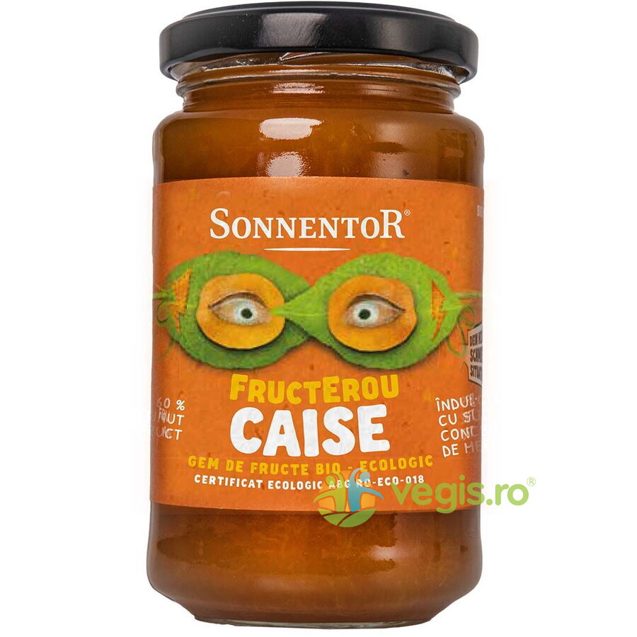 Gem de Caise Indulcit cu Suc de Mere Fructerou Ecologic/Bio 250g