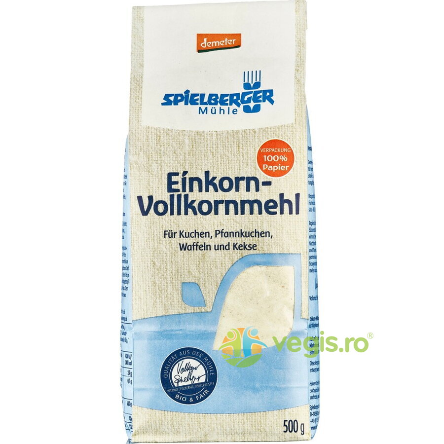 Faina Integrala de Einkorn Demeter Ecologic/Bio 500g