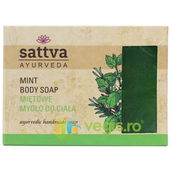 Sapun Ayurvedic cu Glicerina si Menta 125g