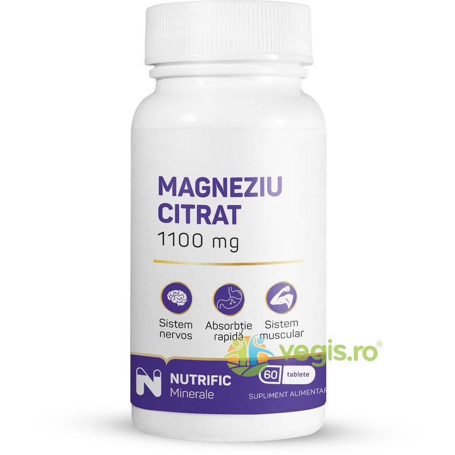 Magneziu Citrat 1100mg 60tb