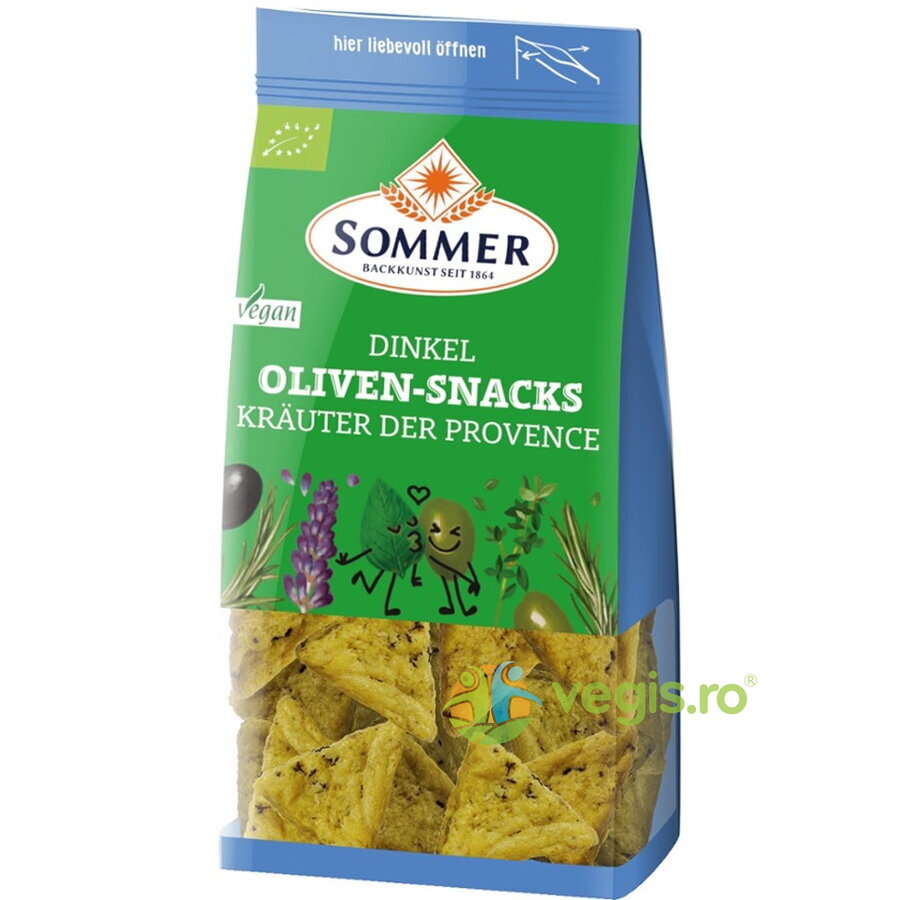 Snack din Spelta cu Masline si Ierburi de Provence Demeter Ecologic/Bio 150g