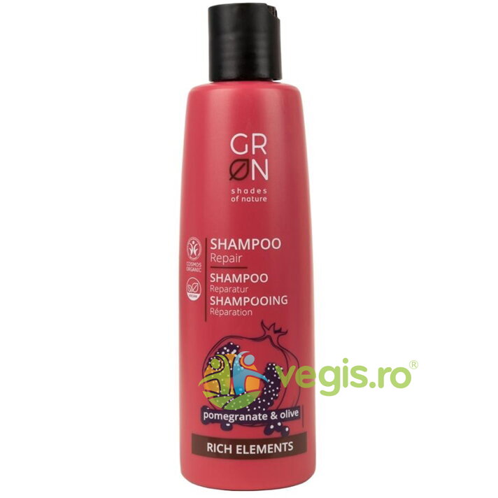 Sampon Reparator cu Masline si Rodie Rich Elements Ecologic/Bio 250ml