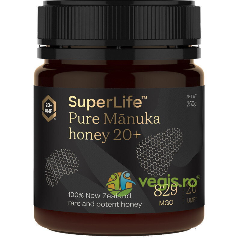 Miere de Manuka UMF 20+  (MGO 829+ ) 250g