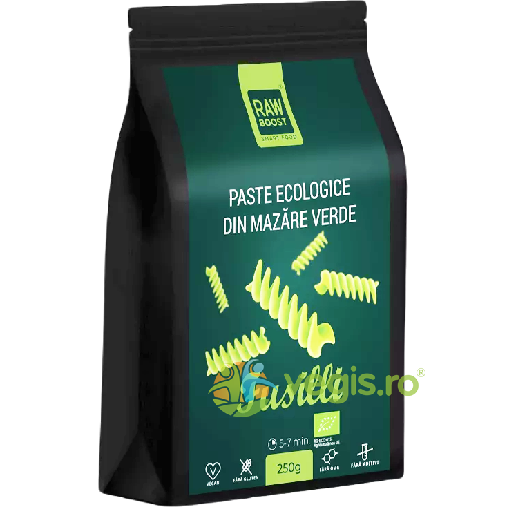 Paste Fusilli din Mazare Verde fara Gluten Ecologice/Bio 250g