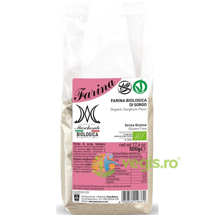 Faina de Sorg fara Gluten Ecologica/Bio 500g