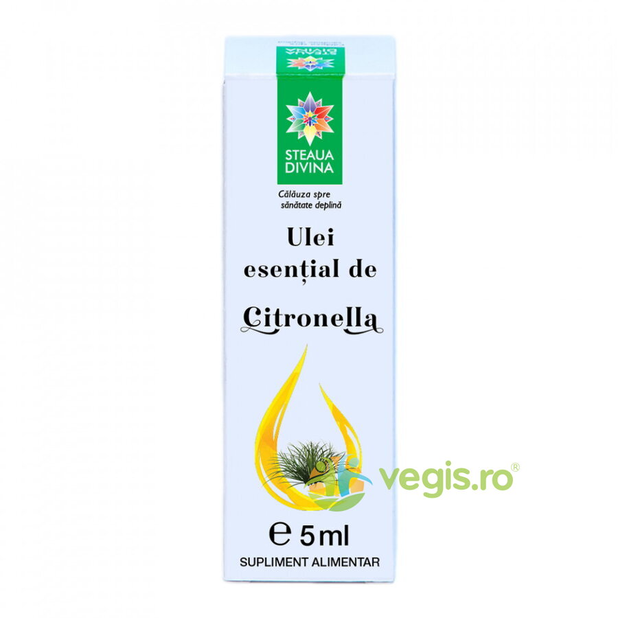 Ulei Esential de Citronella pentru Uz Intern si Extern 5ml