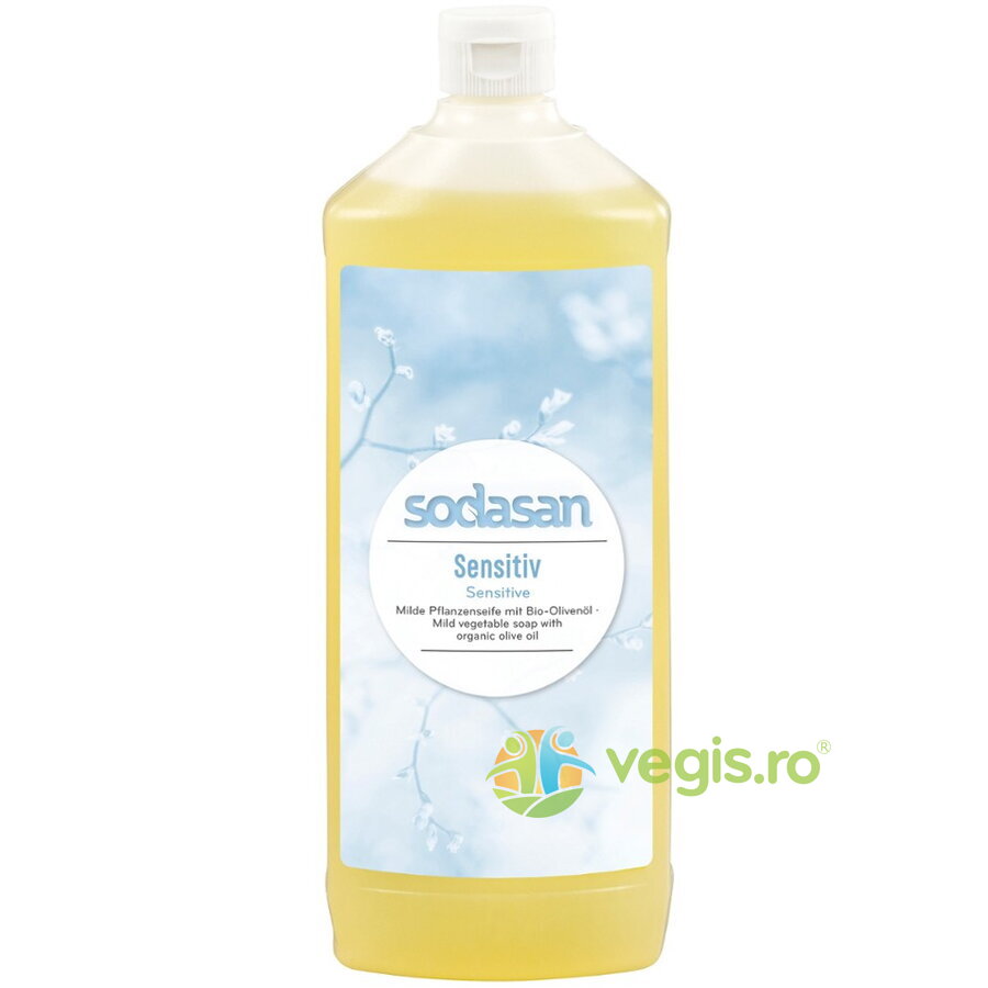 Sapun Lichid pentru Ingrijire Naturala Sensitiv Refill Bio 1L