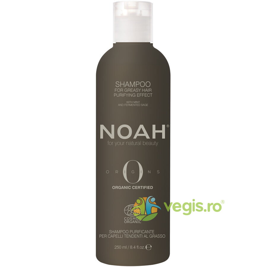Sampon Purificator pentru Par si Scalp Gras cu Ulei Esential de Menta Ecologic/Bio 250ml