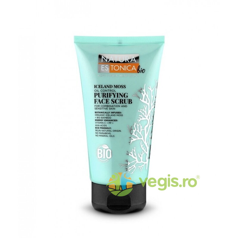 Scrub Purificator pentru Ten Mixt sau Sensibil Iceland Moss 150ml