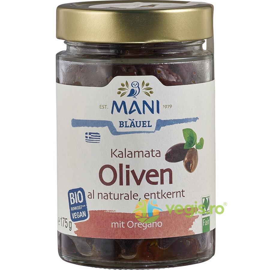 Masline Kalamata in Ulei de Masline Ecologice/Bio 280g