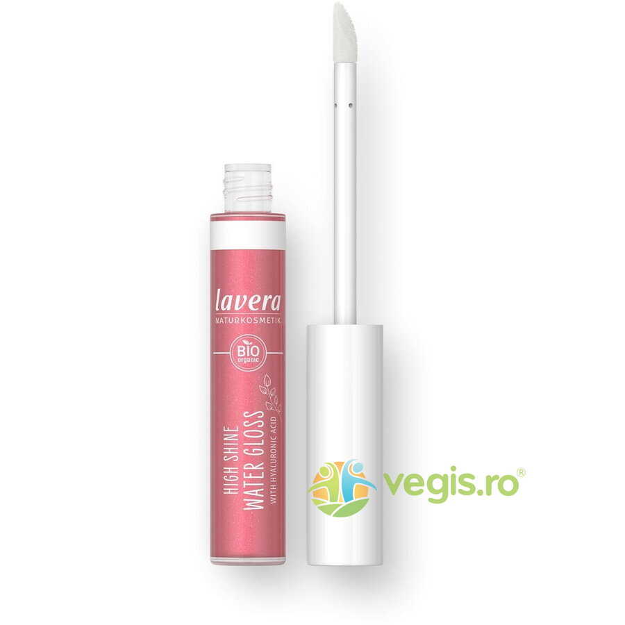 Gloss pentru Buze cu Acid Hialuronic Pink Lagoon 04  - High Shine Water Gloss 5.5ml