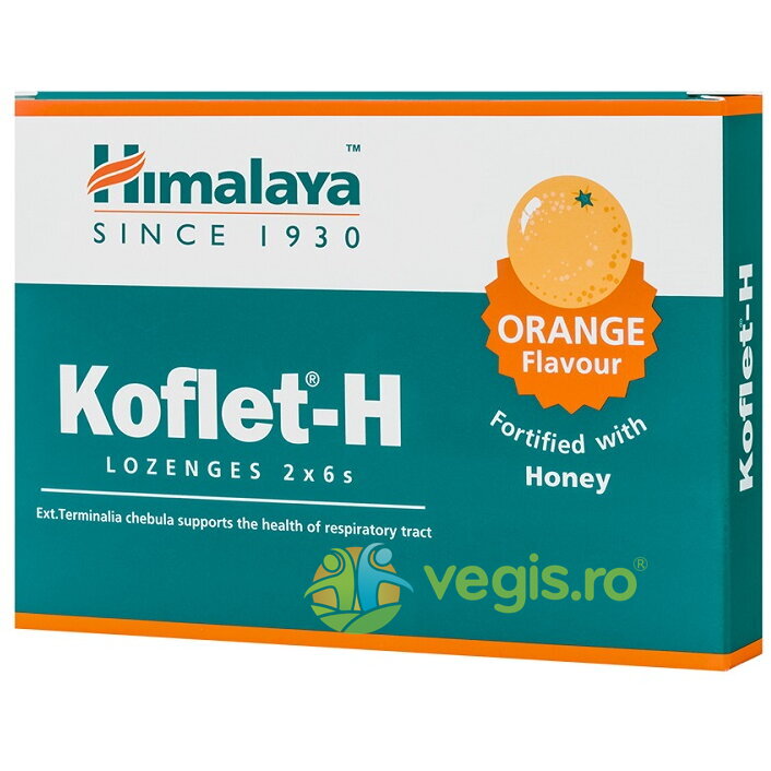 Koflet H cu Aroma de Portocale 12cps masticabile