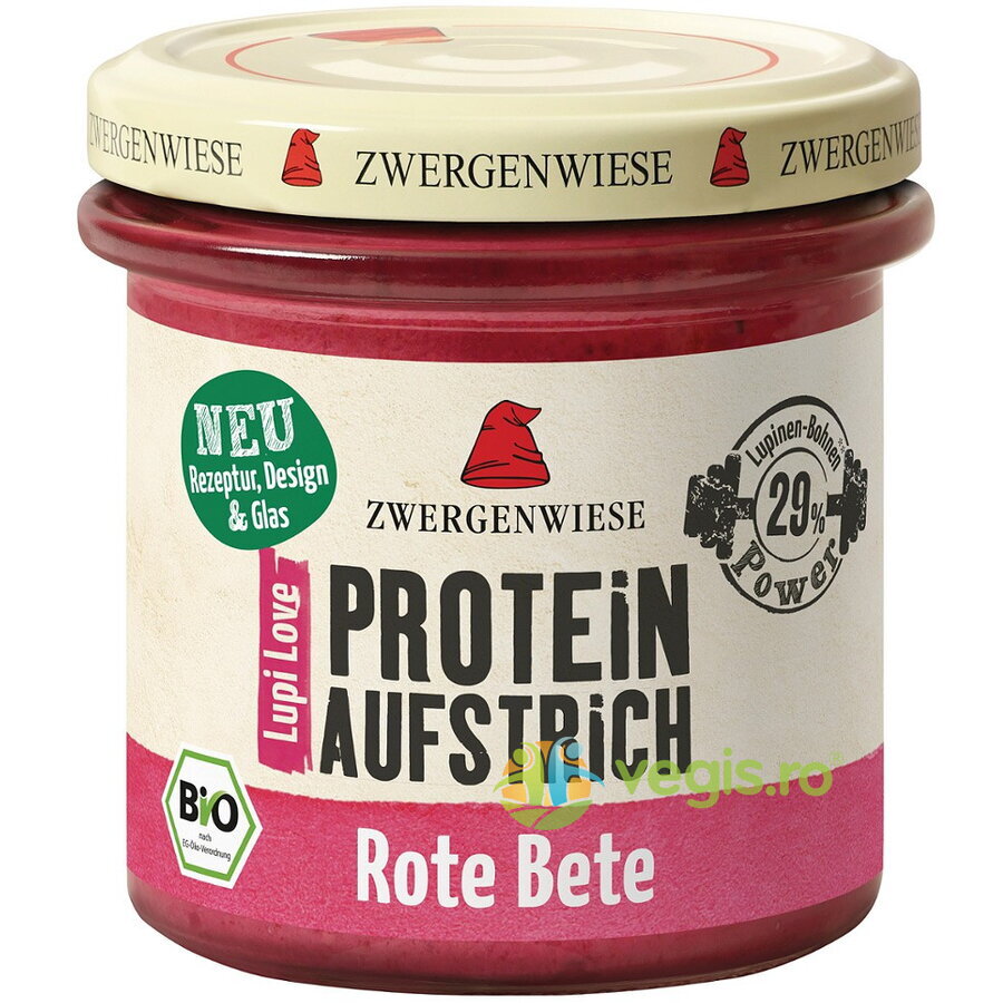 Crema Tartinabila Proteica cu Sfecla Rosie Ecologica/Bio 135g