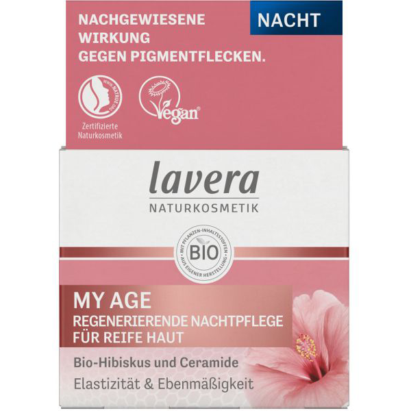 Crema de Noapte Regeneranta pentru Ten Matur cu Hibiscus si Ceramide My Age 50ml