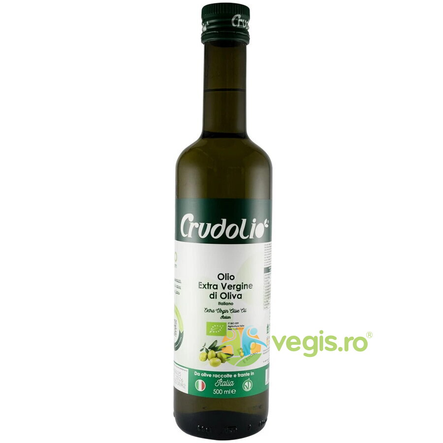 Ulei de Masline Extravirgin Presat la Rece Crudolio Ecologic/Bio 500ml