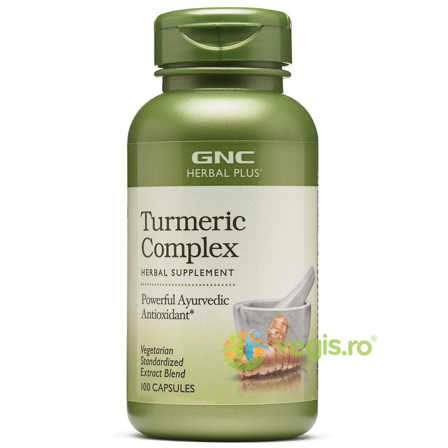 Complex cu Turmeric (Curcumin)  Herbal Plus 100cps