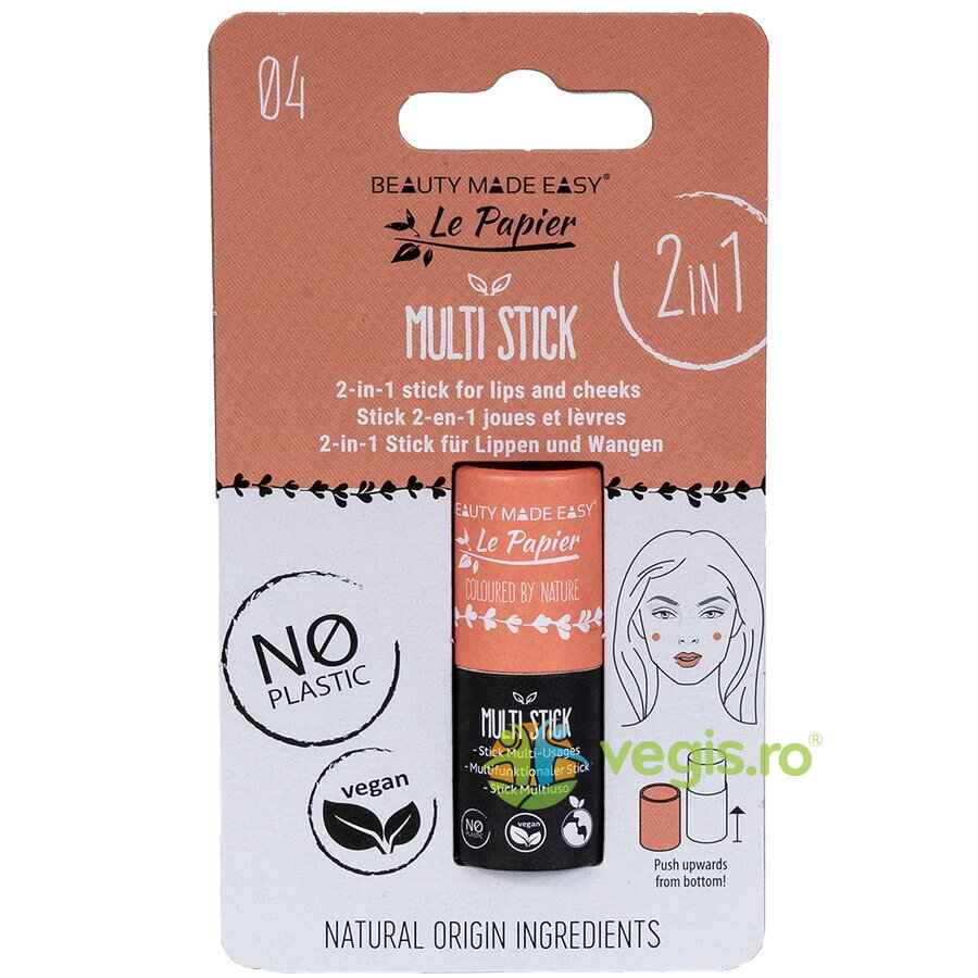 Stick 2 in 1 pentru Buze si Obraji 04 Orange 6g