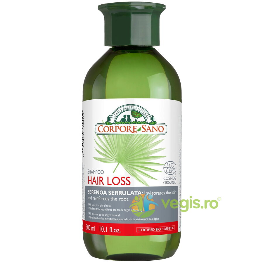 Sampon cu Ginseng Impotriva Caderii Parului Bio 300ml