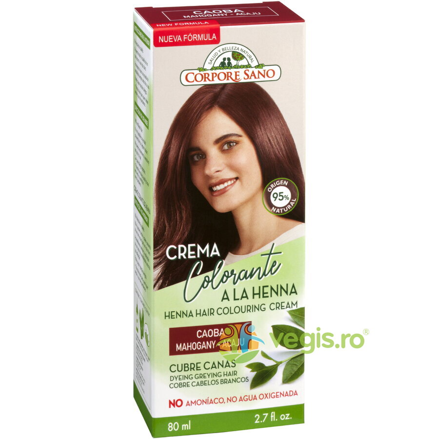 Vopsea Henna Crema Semipermanenta - Mahon 80ml
