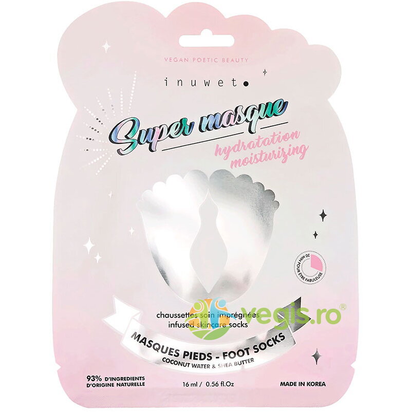 Masca Hidratanta Tip Sosete pentru Talpi Uscate si Crapate 16ml