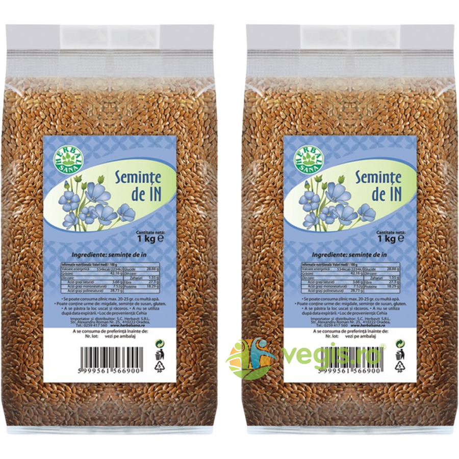 Pachet Seminte de In 1kg+1kg