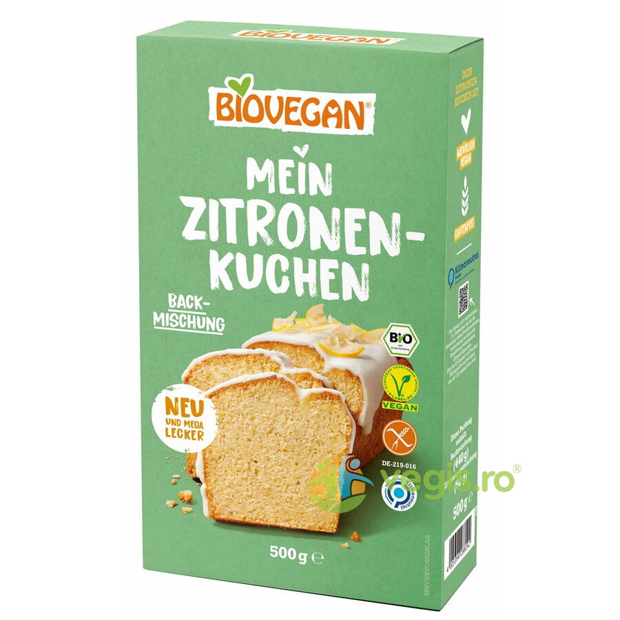 Mix pentru Chec cu Lamaie fara Gluten Ecologic/Bio 500g